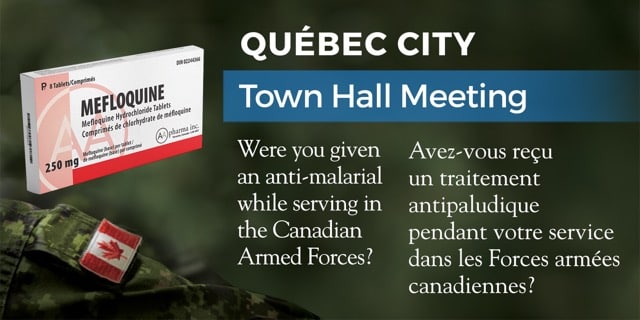 Quebec City Town Hall Meeting Mefloquine