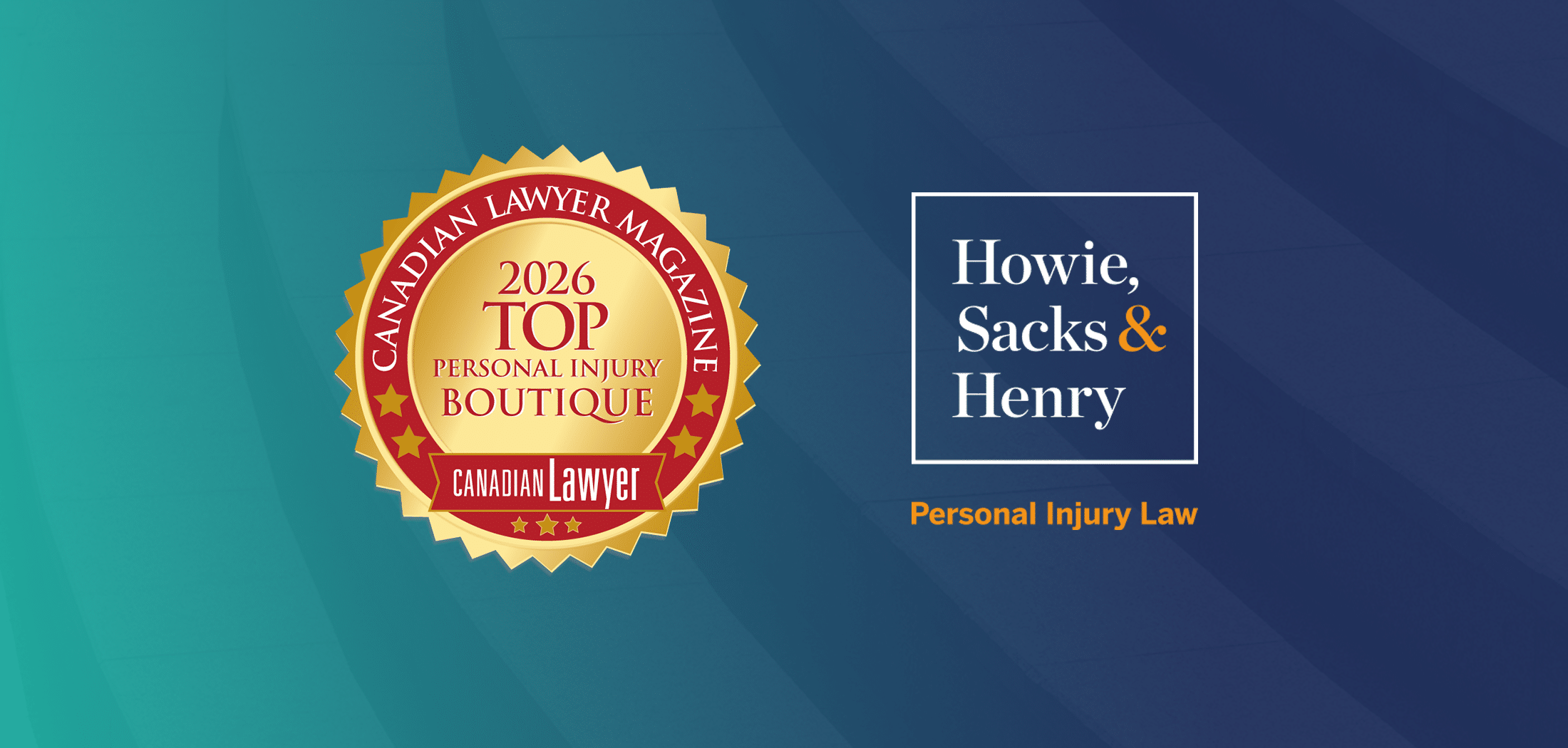 Howie Sacks and Henry Canadian Lawyer Top Personal Injury Boutiques 2026