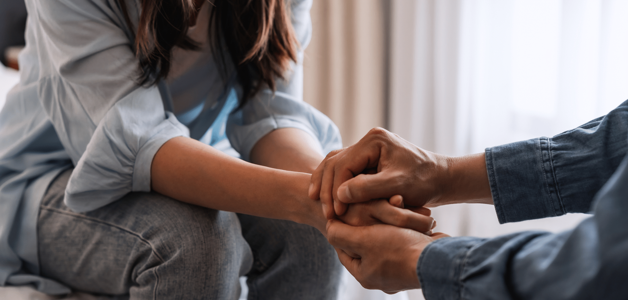 hand holding