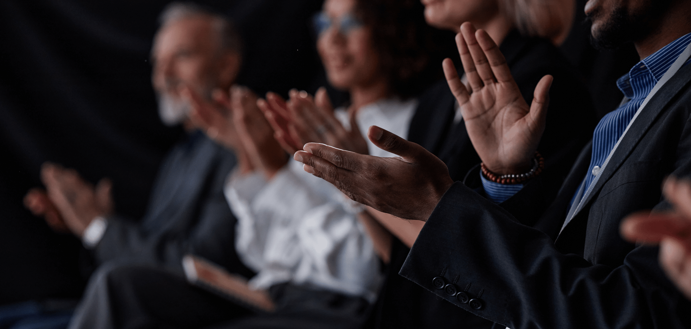 Audience applauding - Howie Sacks and Henry Awards