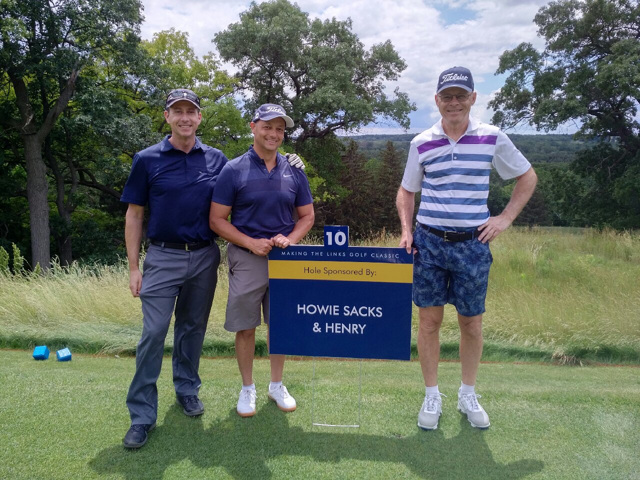 HSH group shot golf hole sponsorship