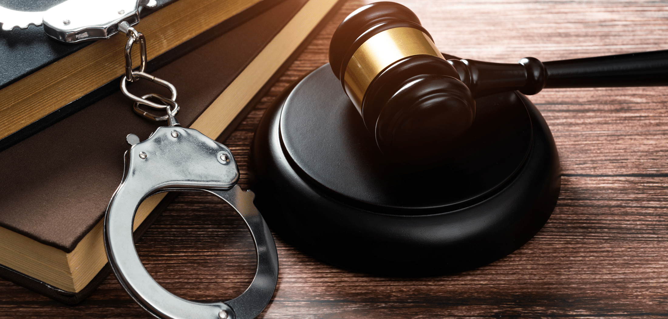 Handcuffs and Gavel