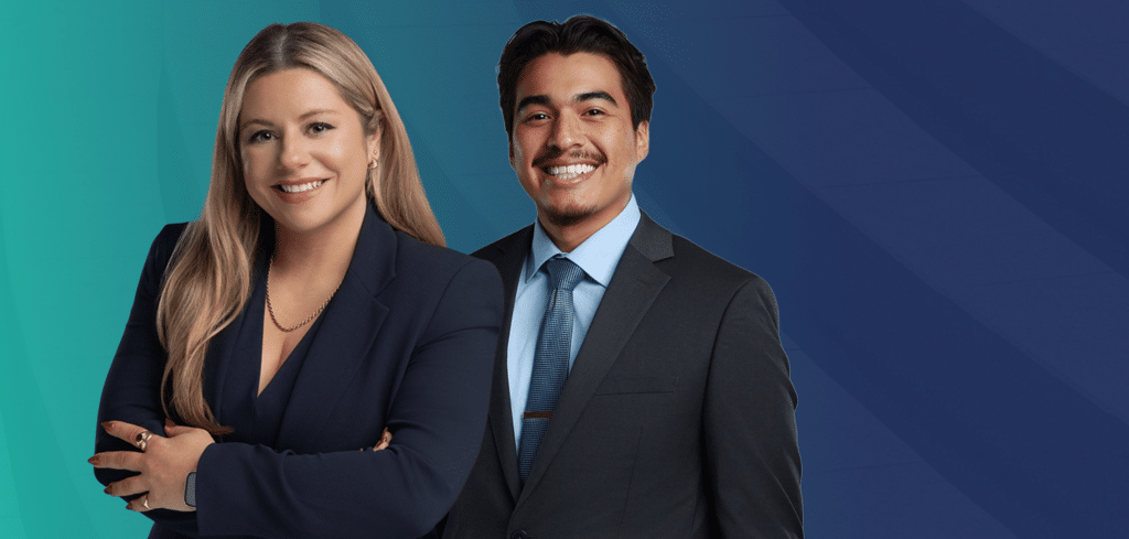 Kaitlyn MacDonell and Luis Palacios Lawyers