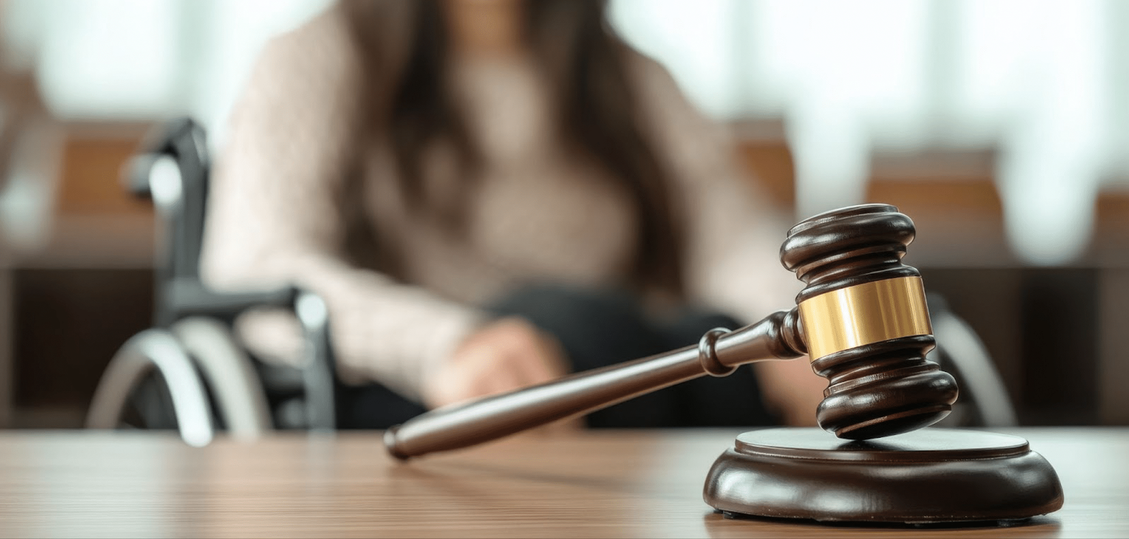 A woman with a disability seeking help for disability benefits in Ontario