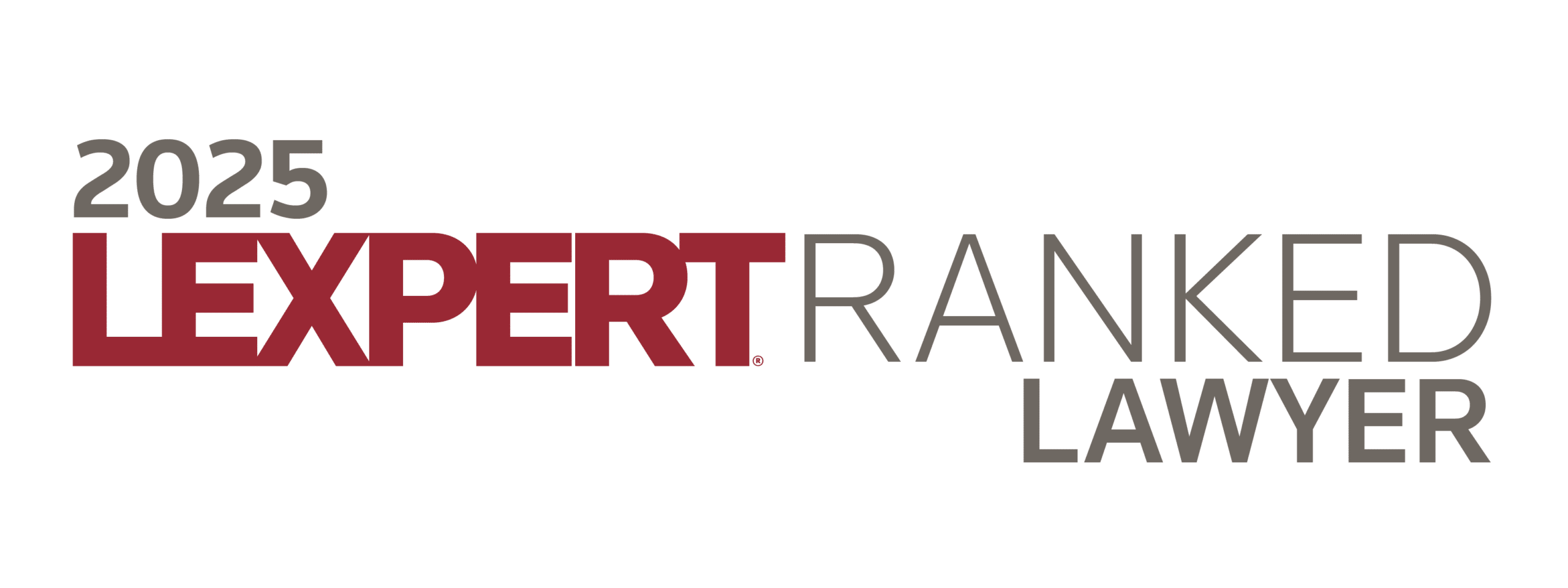 Lexpert Ranked Lawyer 2025 Logo