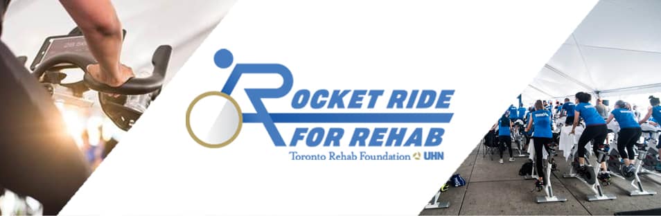 Rocket ride for rehab banner