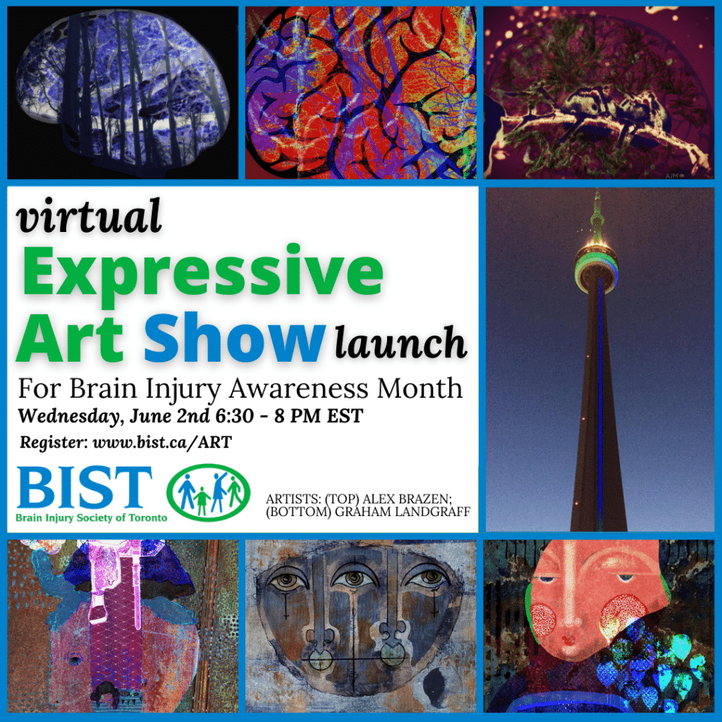 BIST expressive art show launch poster